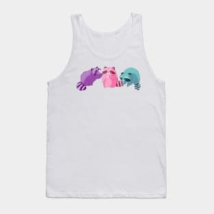 Three Raccoons Tank Top